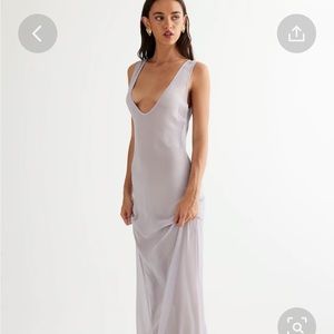 Like new Pia Mance x Lioness Malibu dress in Cool grey